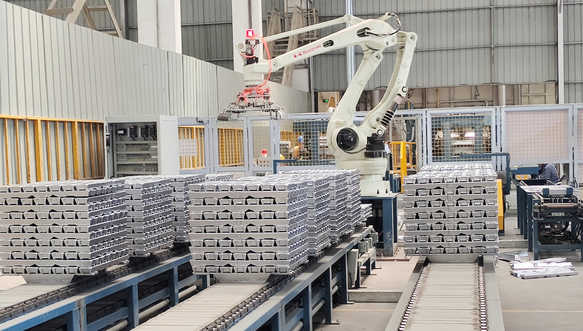 铝锭铸锭自动生产线